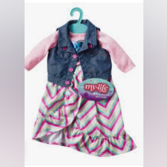 Other - My Life As Chevron Maxi Skirt Outfit for 18-inch doll
